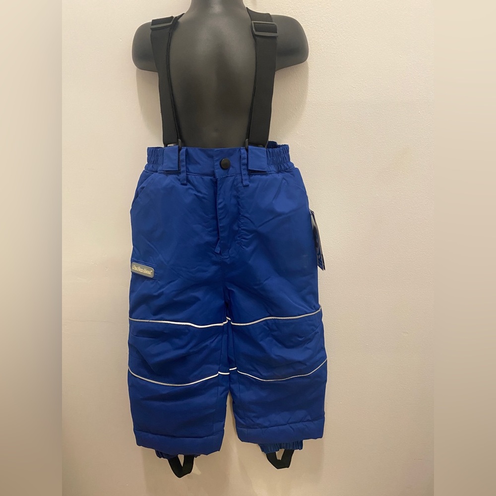 ONE STEP AHEAD COZY CUB KIDS SZ 3T BLUE SNOWPANTS